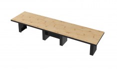 LARGO 160 table (high gloss / super matt)