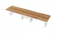 LARGO 160 table (high gloss / super matt)