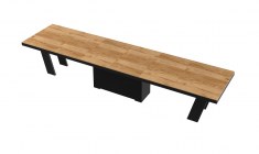 GRANDE 160 table (high gloss / super matt)