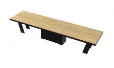 GRANDE 160 table (high gloss / super matt)