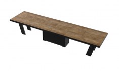GRANDE 160 table (high gloss / super matt)