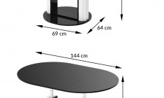 PRIMO LUX coffee table (different colours)