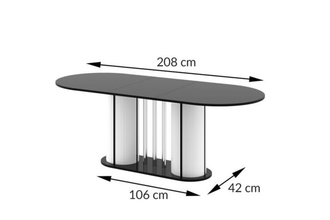 CESARO table (high gloss / super matt)