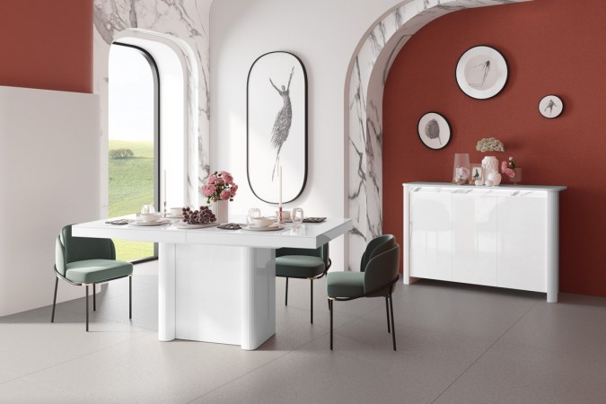FORUM table  (high gloss / super matt)