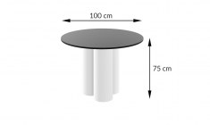 RAVEO Round Table  (high gloss / super matt)