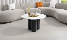 RAVEO MINI Round Coffee Table (high gloss / super matt)