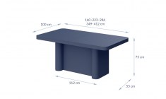PORTOFINO table (super matt)