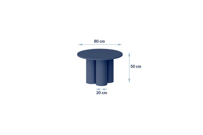 COMO 80 coffee table (super matt)