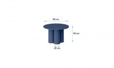 COMO 80 coffee table (super matt)
