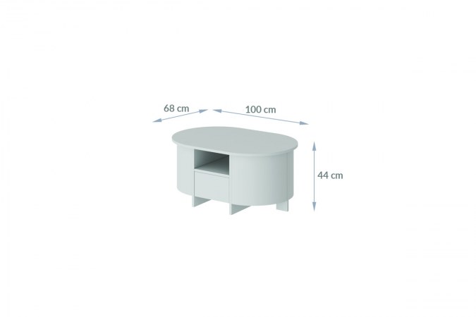 LUMIA coffee table (super matt)