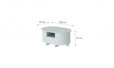 LUMIA coffee table (super matt)