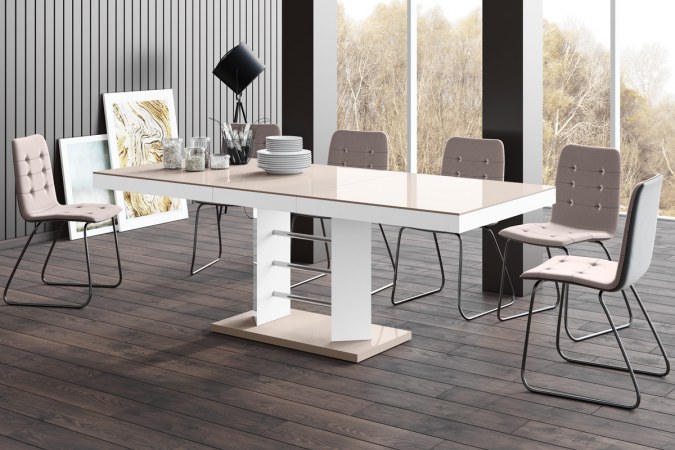 LINOSA LUX table (high gloss/super mat/different colours) 160-260 cm
