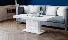 RIVIA MINI coffee table (high gloss/super matt) 120-170 cm