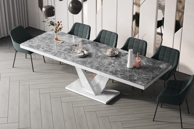 VEGAS 160 table (high gloss / super matt/super decor)